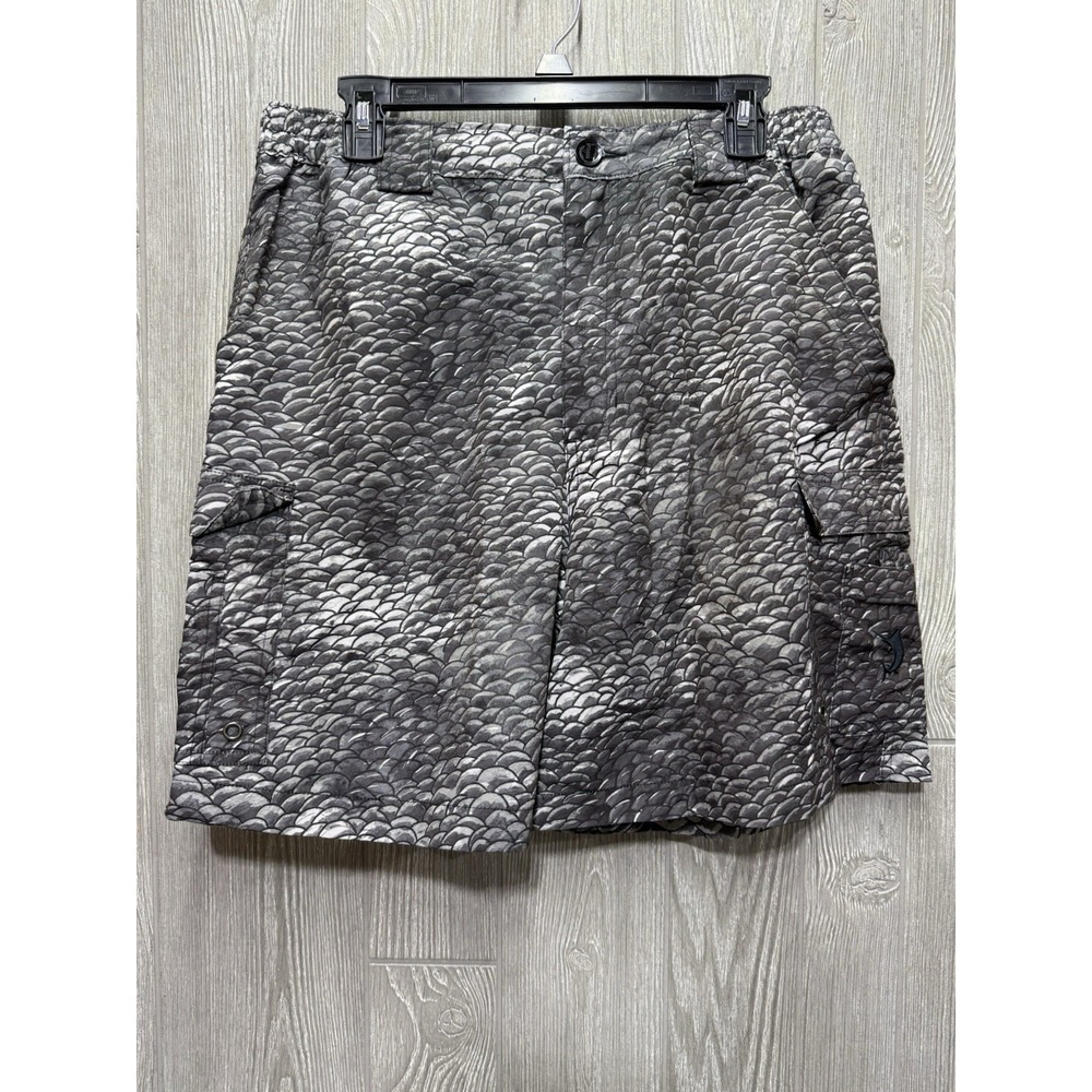 Reel Legends Fish Scale Performance Shorts Size 34/7
